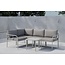 Hydra Ecklounge Set Greige – Modernes Outdoor-Sofa-Set mit Tisch
