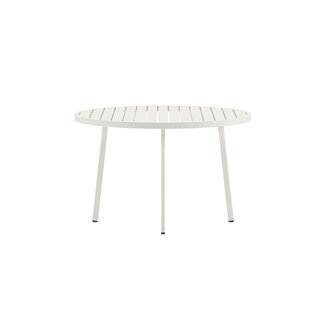 Venture Home Giardini Rundtisch Ø120 Beige – Moderner Outdoor-Esstisch in zeitloser Eleganz