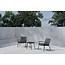 Mykonos Lounge Set Schwarz – Modernes Balkon- und Garten-Set mit 2 Sesseln