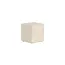Beistelltisch Lissabon – Kompakter Outdoor-Würfel in Beige
