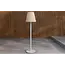 Outdoor-Stehlampe Moris Hellblau – Dekorative Gartenleuchte für Terrasse und Balkon