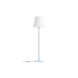 Venture Home Outdoor-Stehlampe Moris Hellblau – Dekorative Gartenleuchte für Terrasse & Balkon