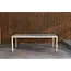 Gartentisch Lino (220 x 100 cm) – Moderne Eleganz aus Aluminium & Keramik-Glas