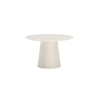 Venture Home Runder Gartentisch Lanzo (Ø 120 cm) – Minimalistische Eleganz komplett aus Aluminium