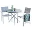 Balkon-Set Parma und Copacabana – Sommerlicher Chic in Grau und Weiß