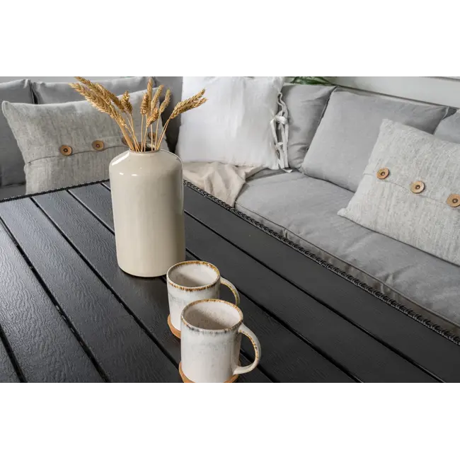 Outdoor Ecklounge-Set Brentwood – Moderner Geflecht-Look & maximaler Komfort in Schwarz