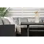 Outdoor Ecklounge-Set Brentwood – Moderner Geflecht-Look & maximaler Komfort in Schwarz