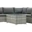 Outdoor Ecklounge-Set Amazon – Moderne Modul-Sitzgruppe in Grau mit Couchtisch