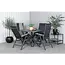 Outdoor-Hochlehner Albany 2er-Set – Verstellbarer Komfort in Schwarz