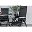 Outdoor-Hochlehner Albany 2er-Set – Verstellbarer Komfort in Schwarz