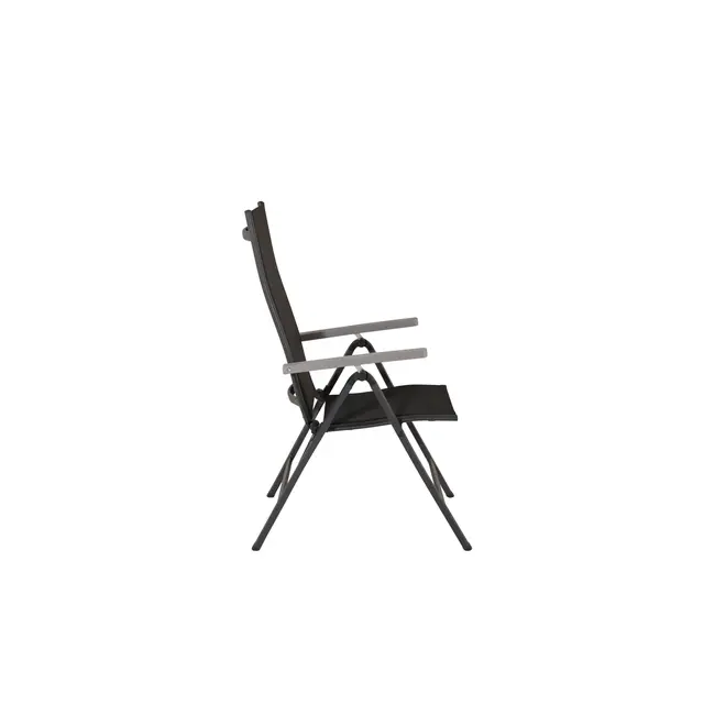 Outdoor-Hochlehner Albany 2er-Set – Verstellbarer Komfort in Schwarz