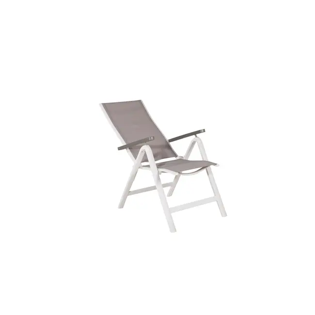Outdoor-Hochlehner Albany 2er-Set – Verstellbarer Komfort in Grau