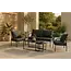 Lounge-Set Sopot Schwarz – Moderne Outdoor-Lounge