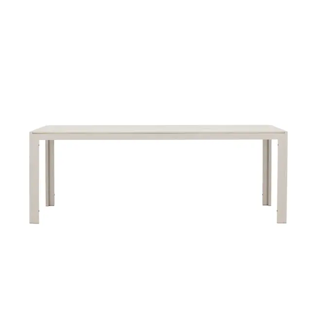 Essgruppe Mirko und Levanzo Beige – Outdoor-Dining-Set mit 6 Stühlen