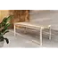 Essgruppe Kenya Whitewash – Massivteak-Set mit Tisch & 6 Stühlen für Garten & Terrasse