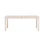 Essgruppe Kenya Whitewash – Massivteak-Set mit Tisch & 6 Stühlen für Garten & Terrasse