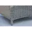 2er-Set Gartensessel Wembley Grau – Outdoor-Armsessel mit Kissen aus Kunstrotting und Stahl für Terrasse