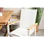 Gartenstuhl Texas Weiß – Luftiger Outdoor-Stuhl aus Aluminium und Textilene, 56 × 60 × 90 cm, wetterfest