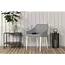 Gartenstuhl Spoga Grau – Bequemer Outdoor-Stuhl aus Aluminium, Kunstfaser, Schaumstoff und Mesh, 60 × 62 × 81 cm, Sitzhöhe 45,5 cm