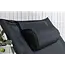 2er Set Gartenliege Seville Schwarz – Komfortabler Liegestuhl aus Stahl, PVC und Polyester, 60 × 84 × 89 cm, wetterfest