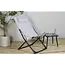 2er Set Gartenliege Seville Grau – Komfortabler Liegestuhl aus Stahl, PVC und Polyester, 63 × 84 × 89 cm, wetterfest