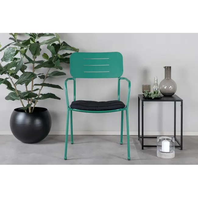 2er Set Gartenstuhl Nicke Grün – Bequemer Sitzkomfort für draußen