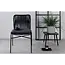 Gartenstuhl Julian Schwarz – Outdoor-Stuhl aus Seilgeflecht, Schaumstoff und Polyester, Breite 53 cm, Tiefe 67 cm, Höhe 88 cm