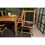 Gartenstuhl Peter Natur/Schwarz 2er-Set – 5-Pos. Relax-Stuhl aus Akazienholz & Seilgeflecht