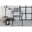 Gartenstuhl Lindos Grau – Stapelstuhl 59×57×86 cm Aluminium und Rope