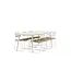 Sitzauflage Lina Beige – Gartenpolster 45×42×3 cm Polyester & Schaumstoff