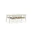 Sitzauflage Lina Beige – Gartenpolster 45×42×3 cm Polyester & Schaumstoff