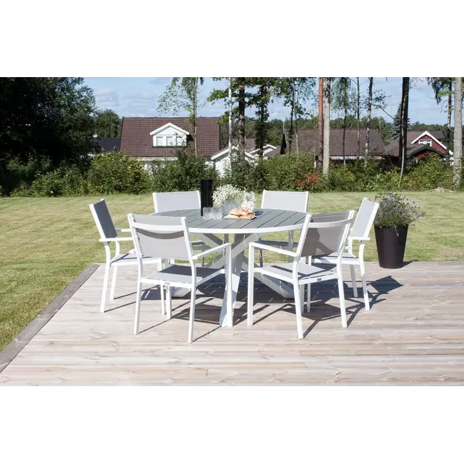 Gartenmöbel-Set Parma – Mediterrane Outdoor-Gartengarnitur für Garten und Terrasse, wetterfest und komfortabel