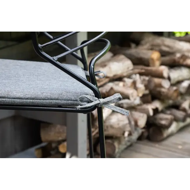 Gartenbarhocker Milano Schwarz – Bequemer Sitzkomfort für draußen