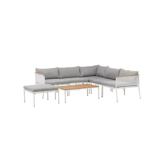 Venture Home Lounge-Set Nettan Weiß – Moderne Outdoor-Lounge