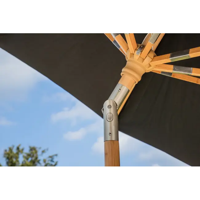 Sonnenschirm Cerox Schwarz – Zuverlässiger Schattenspender