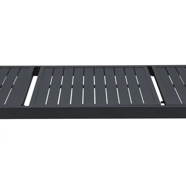 Ausziehbar Gartentisch Capo Schwarz – Robuster Mittelpunkt im Garten