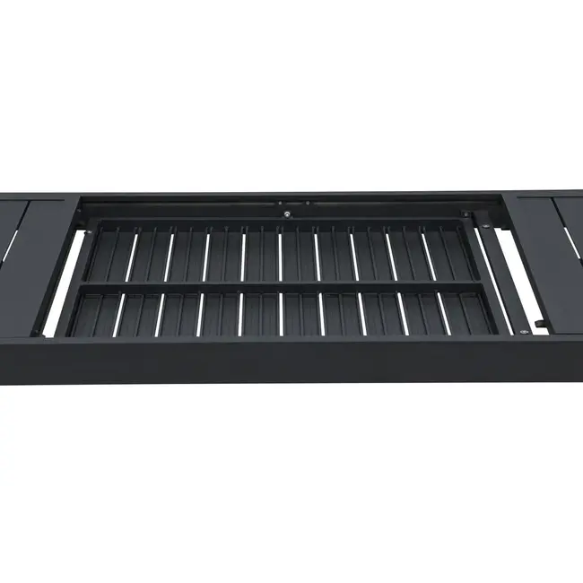Ausziehbar Gartentisch Capo Schwarz – Robuster Mittelpunkt im Garten