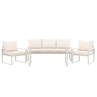 Venture Home Lounge-Set Catania Beige – Moderne Outdoor-Lounge