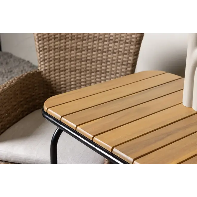 Gartenmöbel-Set Holmbeck, Malina – Wetterfeste Essgruppe für den Garten
