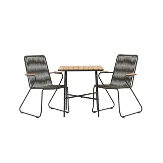 Venture Home Gartenmöbel-Set Holmbeck, Bois – Wetterfeste Essgruppe für den Garten