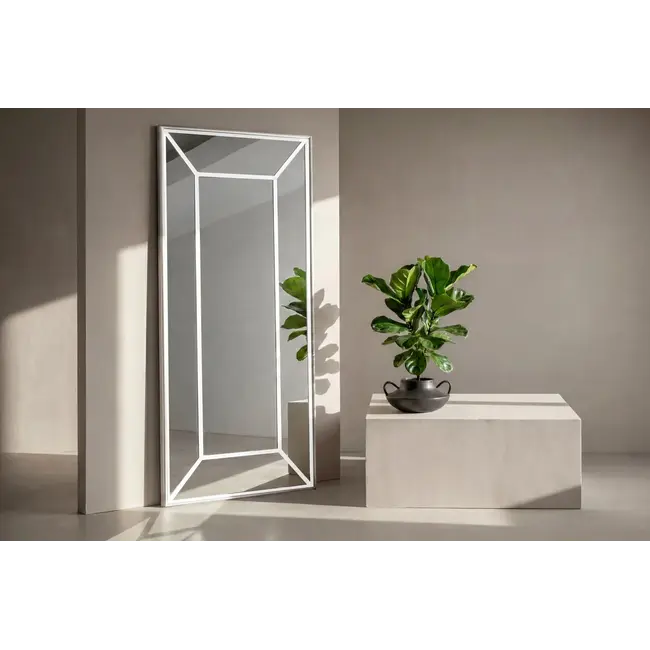 Lojf Großer Spiegel 90 x 180 cm – Moderner Wandspiegel mit elegantem Rahmen