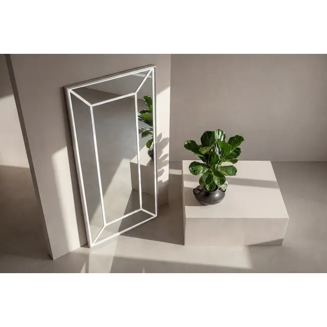 Lojf Großer Spiegel 90 x 180 cm – Moderner Wandspiegel mit elegantem Rahmen
