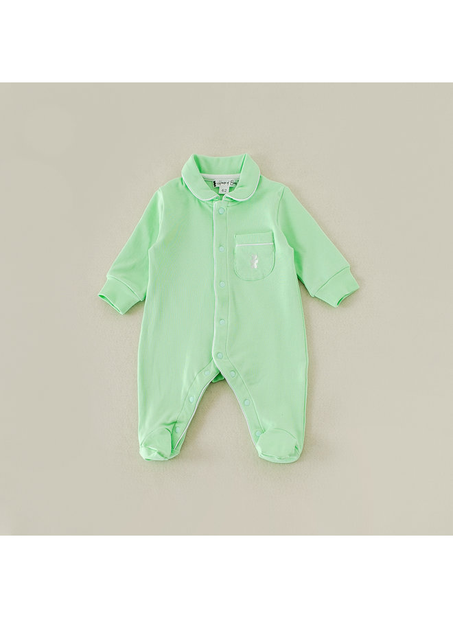 Baby suit pastel green