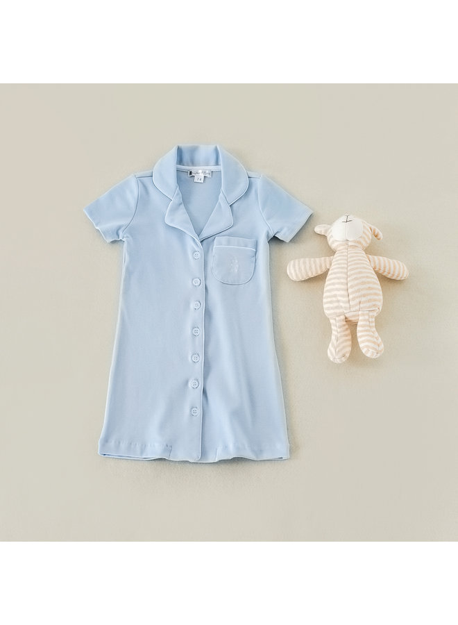 Night gown pastel blue kids