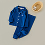 Kids pyjama navy blue unisex