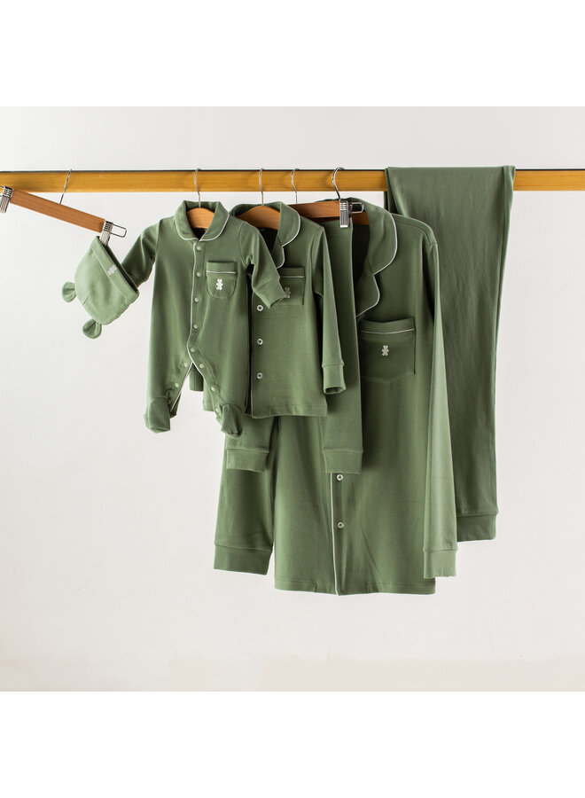 Pyjama army groen vrouwen