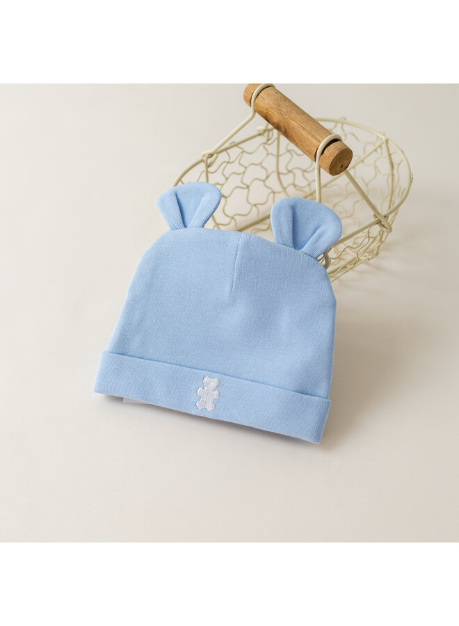 Baby hat pastel blue (summer)