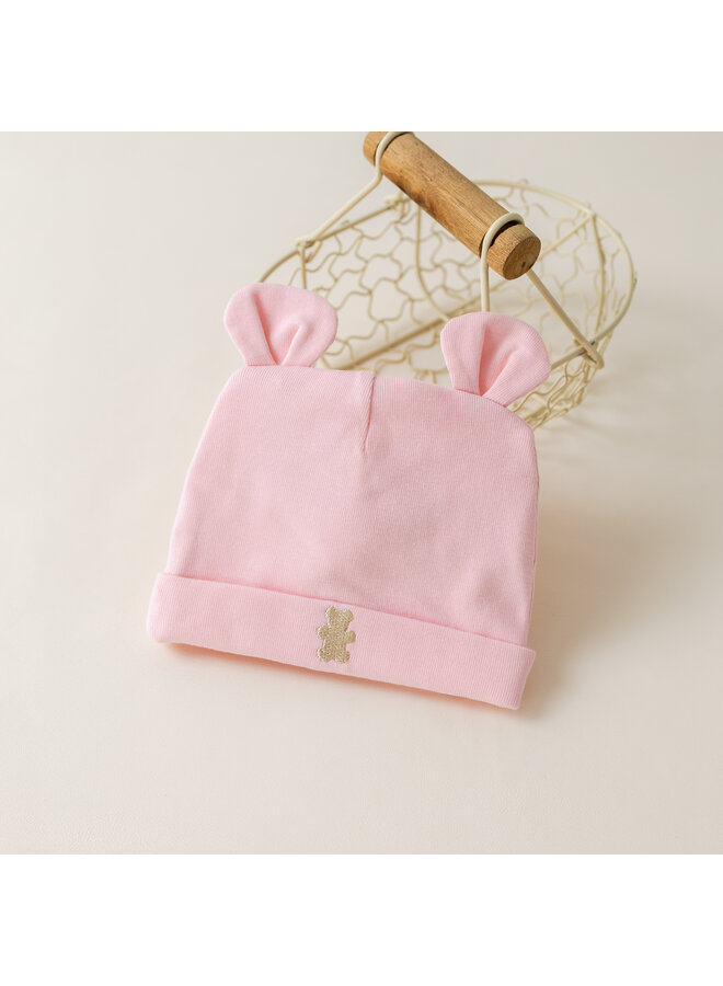 Baby hat summer pink