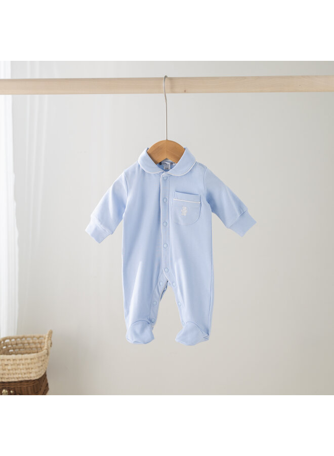 Baby suit pastel blue (summer)