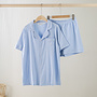 Zomer blauw vrouwen